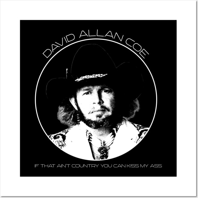 David Allan Coe Retro Wall Art by LEMESGAKPROVE